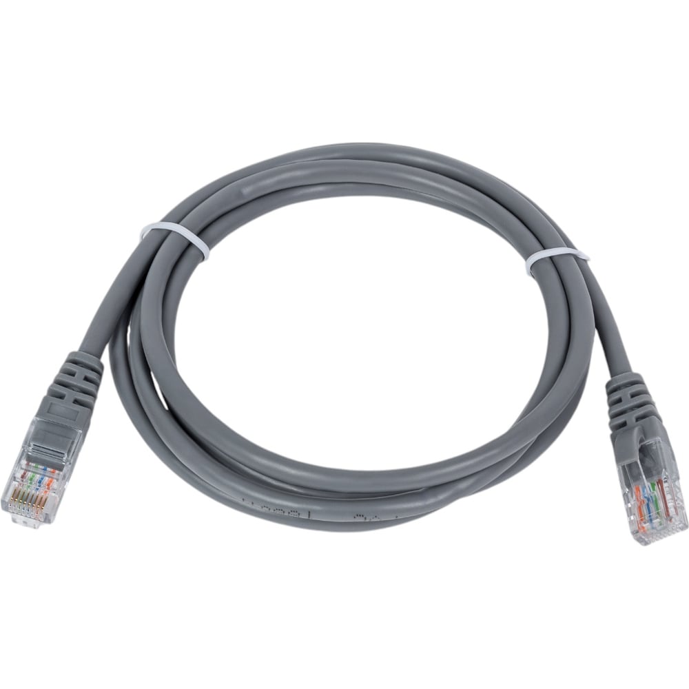 Изображение товара Патч-корд КОМПАНИЯ ФОРТОН серый UTP 5е 1,5м Ethernet кабель RJ45