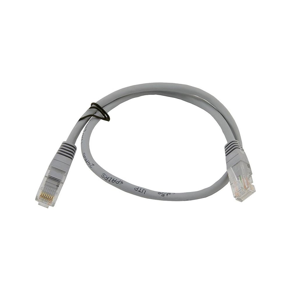 Изображение товара Патч-корд КОМПАНИЯ ФОРТОН серый UTP кат 5е 1м RJ45