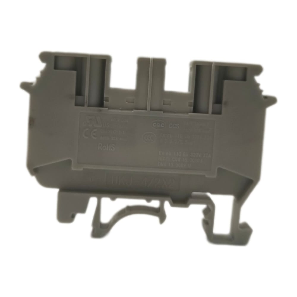 Изображение товара Клемма винтовая двухуровневая UPUN UKJ-4/2×2 80 шт для электромонтажа