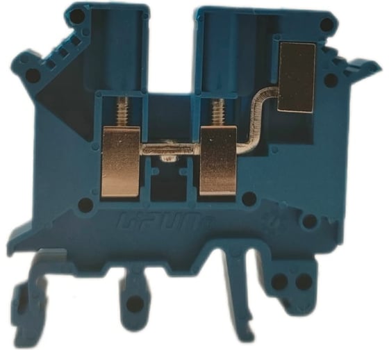 Изображение товара Клемма винтовая двухуровневая UPUN UKJ-4/1×2, 100 шт 11040