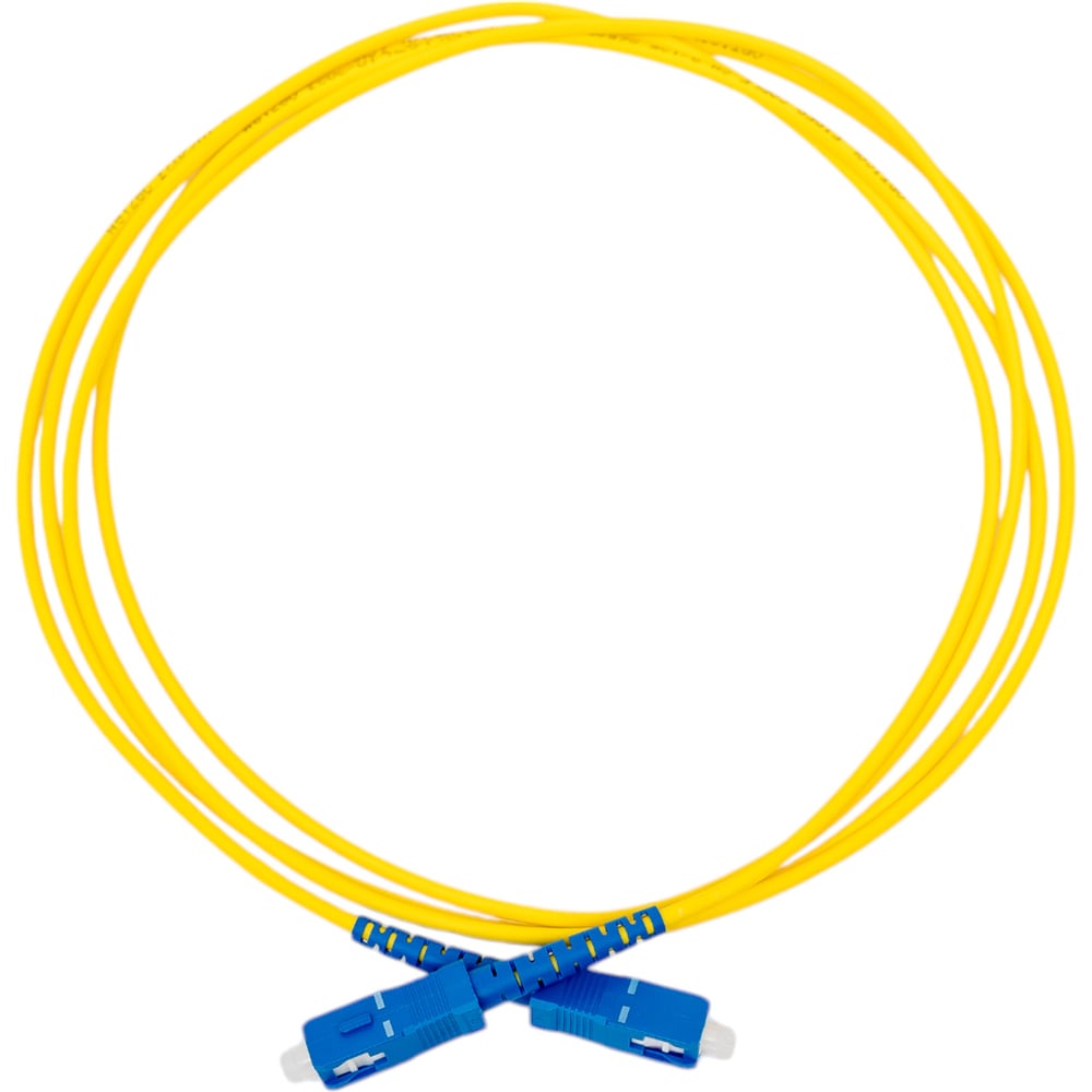 Изображение товара Шнур оптический "КОМПАНИЯ ФОРТОН" SC/SC-SM-simp-2м