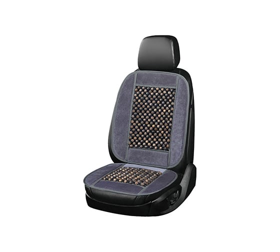 Изображение товара Накидка сиденья массажная SKYWAY Massage-02 дерево/полиэстер серый/темное дерево S01302039