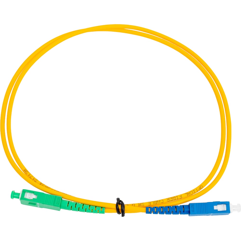 Изображение товара Оптический патч-корд SC 1 м КОМПАНИЯ ФОРТОН SM 9/125 APC-UPC