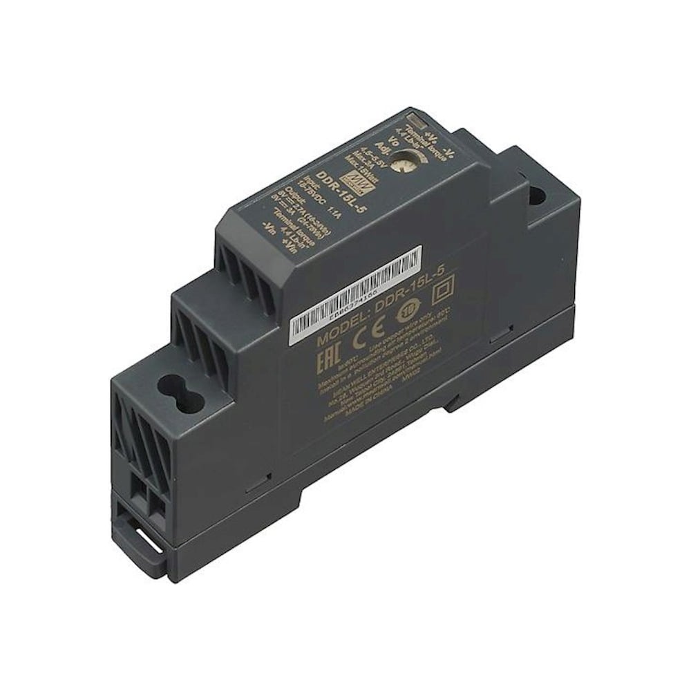 Изображение товара Источник питания Mean Well DDR-15L-5 T03006451 конвертер напряжения 5 В 3 А компактный