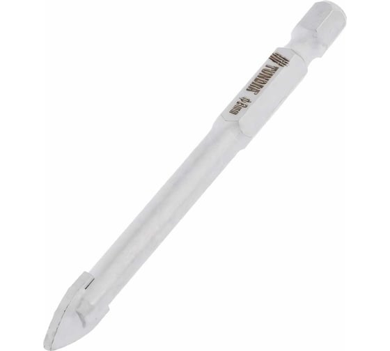 Изображение товара Сверло по керамике твердосплавное (8 мм; шестигранный хвостовик) ТУНДРА 1032517