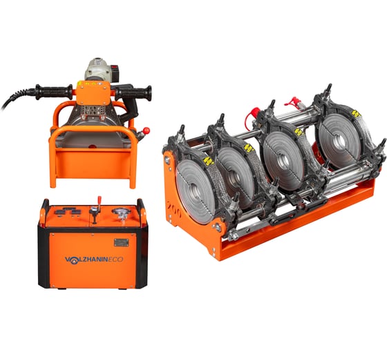 Изображение товара Аппарат для стыковой сварки полимерных труб VOLZHANIN Eco 200+накс (63-200)накс