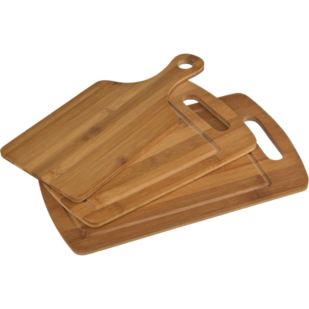 Изображение товара Набор досок Agness 3 шт., 36x22x1, 30x20x1, 35x16x1 см 897-044