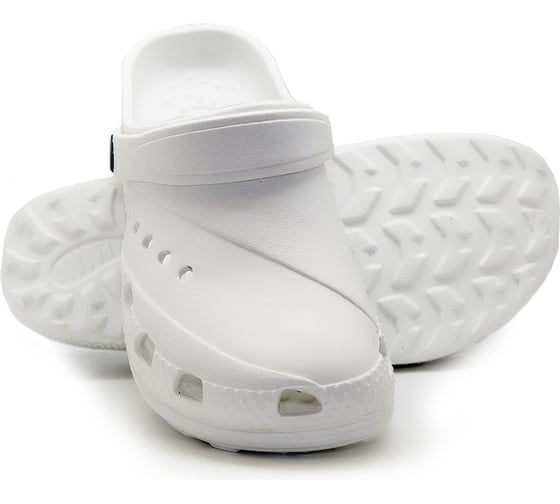 Изображение товара Сабо женские из ЭВА белые с ремешком Прабо 601/06 р-р 37 4342
