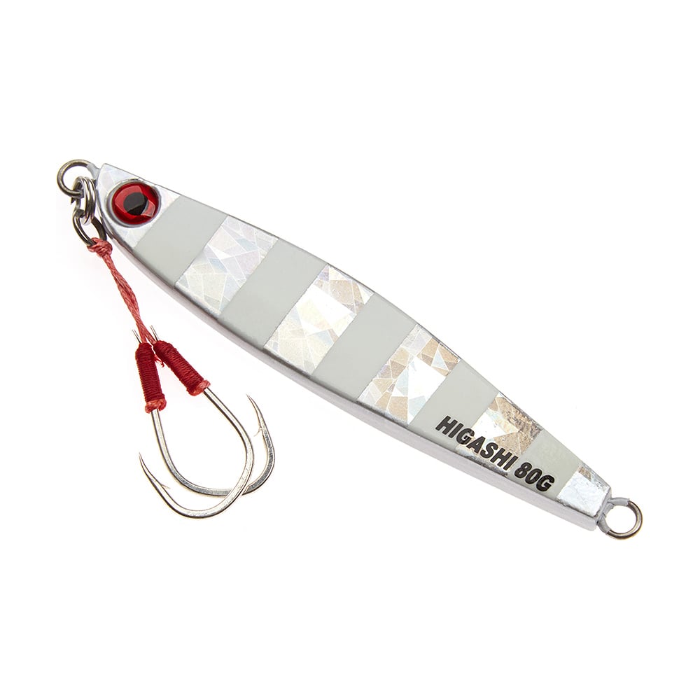 Изображение товара Пилькер HIGASHI Hayai jigu 80 г блесна для ловли рыбы с двойным крючком
