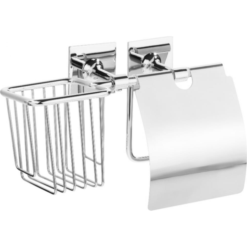 Двойной держатель туалетной бумаги и освежителя воздуха Kleber держатель для освежителя воздуха savol 95 s 009533