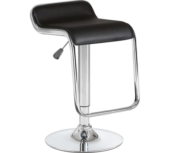 Изображение товара Барный стул DOBRIN CRACK цвет сиденья черный, цвет основания хром LM-3021_CH-M_EL-black