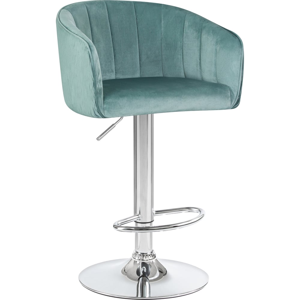 Изображение товара Барный стул DOBRIN DARCY цвет сиденья мятный 1922-8, цвет основания хром LM-5025_CH-M_V-1922-8
