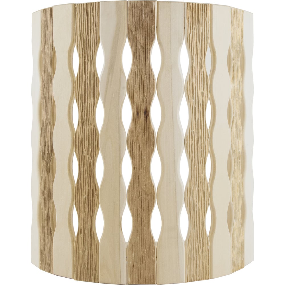 Изображение товара Угловой настенный абажур из лиса Пламя Капучино 31x26см для ванной комнаты