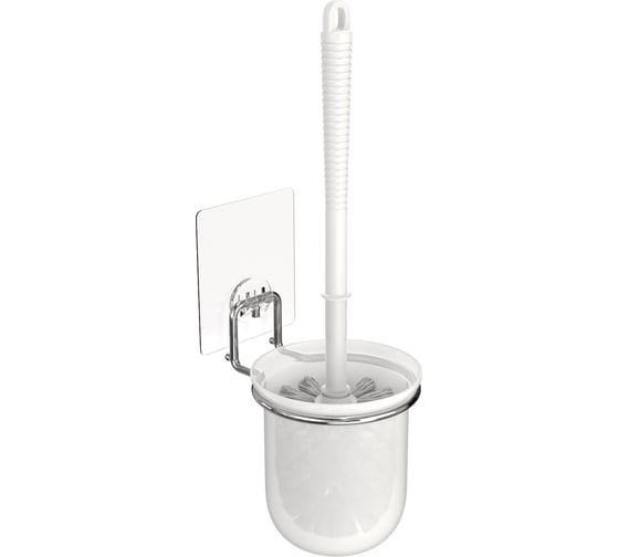 Изображение товара Ершик для унитаза Kleber настенный на силиконовом креплении пластиковый Lite KLE-LT020