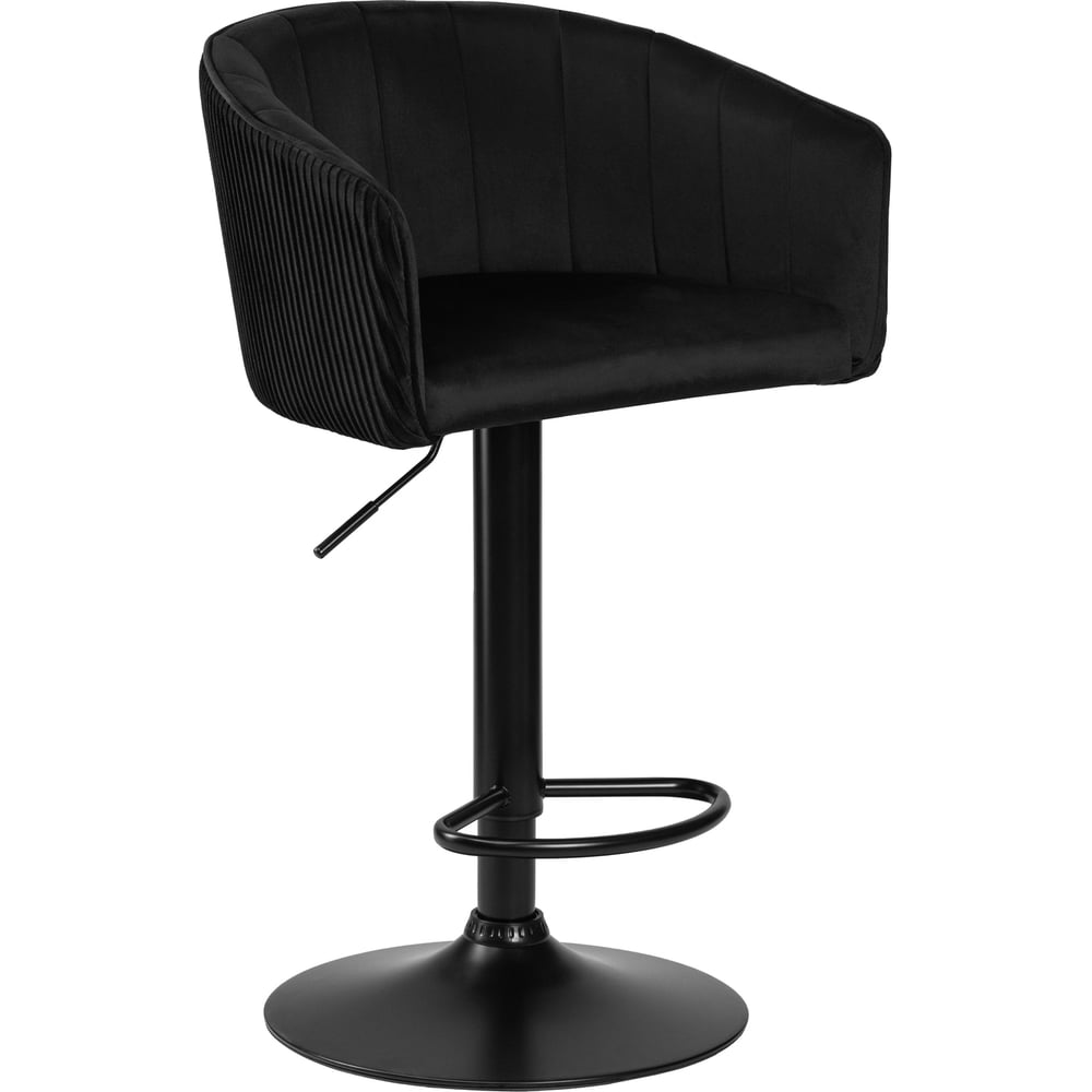 Изображение товара Барный стул DOBRIN DARCY BLACK цвет сиденья черный 1922-21, цвет основания черное LM-5025_B-M_V-1922-21