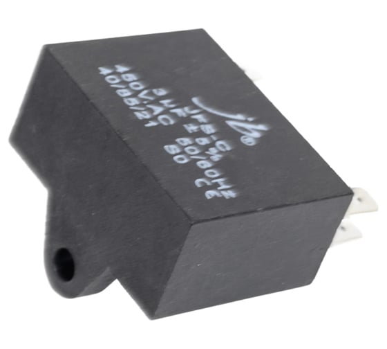 Изображение товара Конденсатор пусковой JB Capacitors 3мкФ, 450В, 38x18x29, JFS-C (CBB61) (4 клеммы), JFSCA6305JVAT000B-254