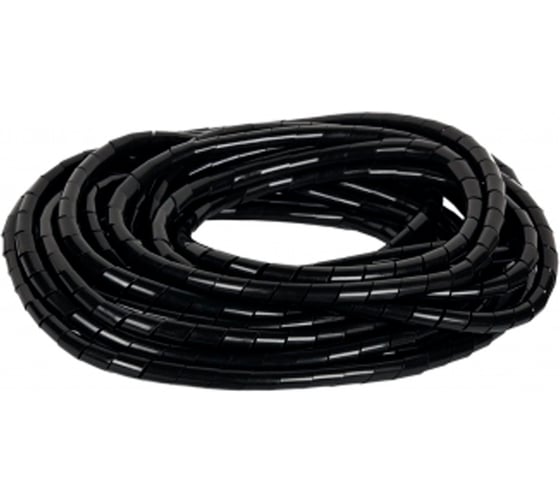 Изображение товара Лента спиральная NIKOMAX диаметр 12мм, толщина 0,85мм, для пучка до 32мм, черная, 10м NMC-SWB12-010-BK-K