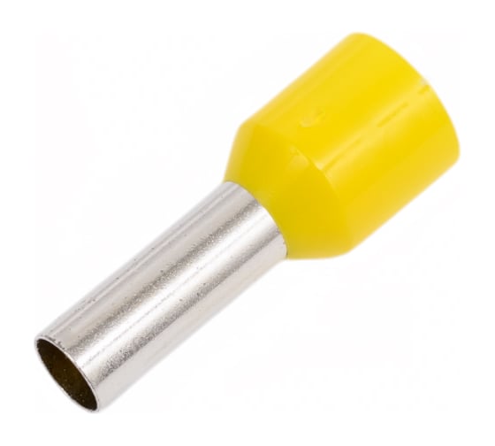 Изображение товара Наконечник штыревой втулочный изолированный КВТ НШВИ 6.0-10 (100шт./уп.) 92306