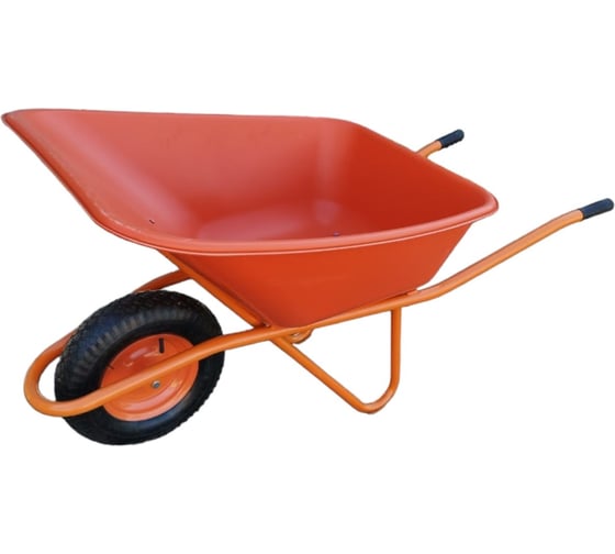 Изображение товара Тачка строительная усиленная одноколесная LWI 150л, 280кг, сверхпрочное полимерное корыто LWI150PROFI