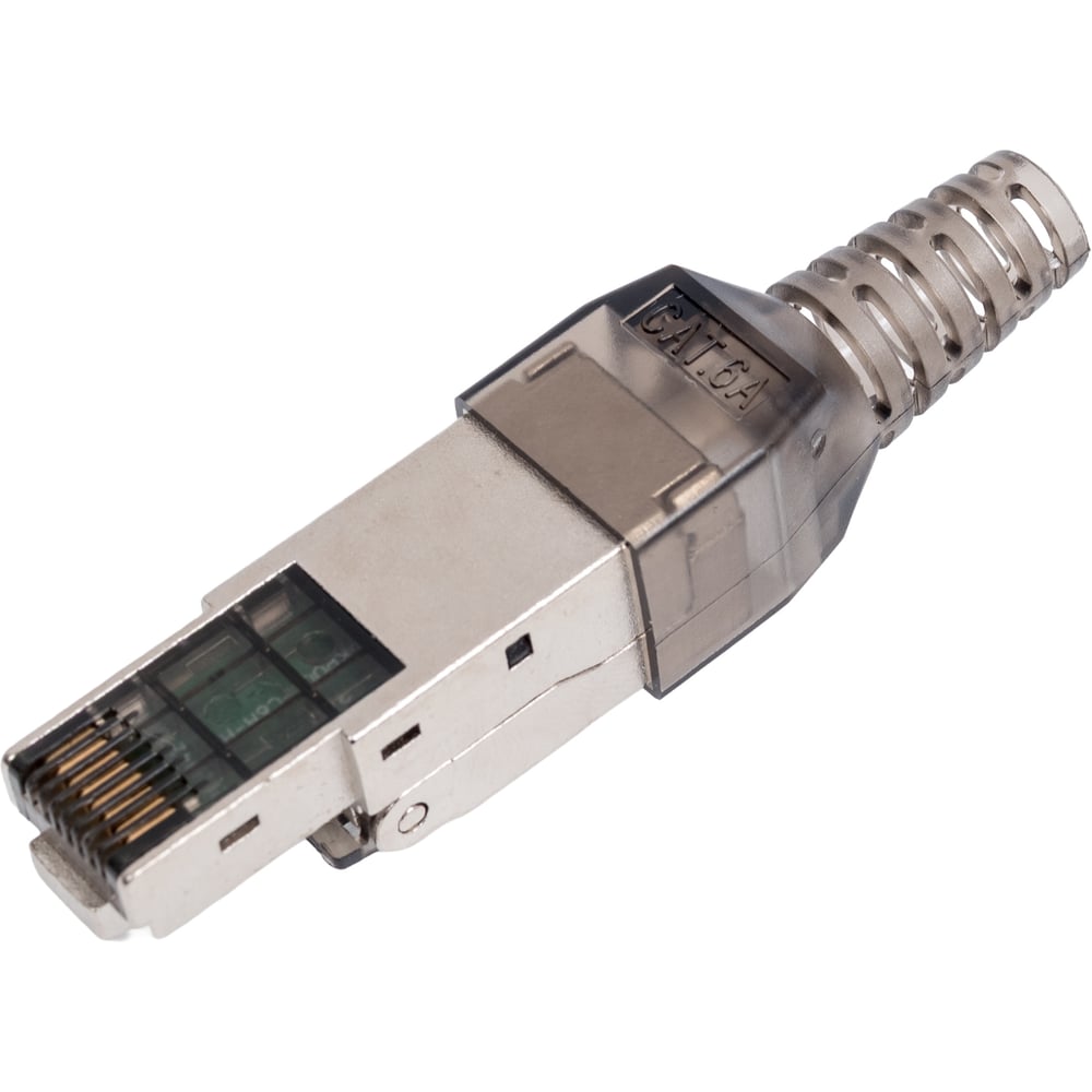 Изображение товара Коннектор SUPRLAN 8P8C STP Cat.6A (RJ-45) безынструментальный