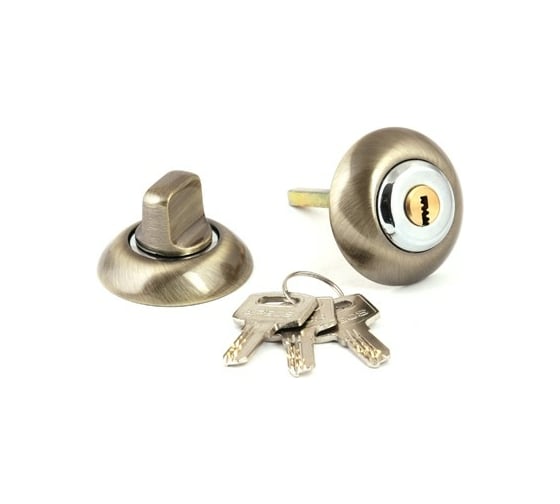 Изображение товара Фиксатор с замком Apecs Megapolis WC-K-0803-AB 23003