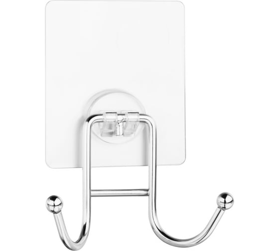 Изображение товара Крючок для ванной Kleber двойной на силиконовом креплении Lite KLE-LT053