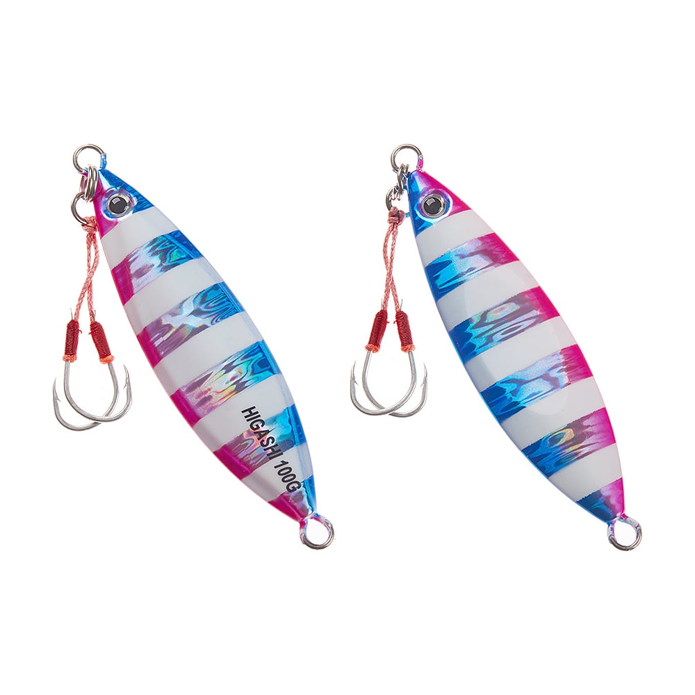 Изображение товара Пилькер HIGASHI Mau jigu 100g DAH #7 рыболовная блесна с двойным крючком