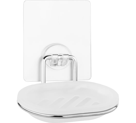 Изображение товара Мыльница для ванной Kleber настенная на силиконовом креплении пластиковая Lite KLE-LT036