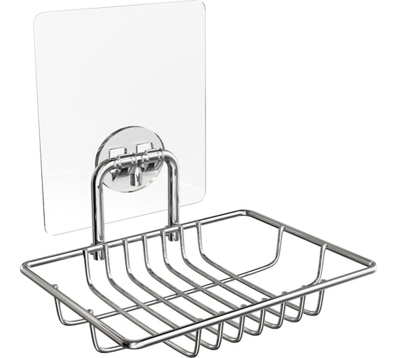 Изображение товара Мыльница Kleber-решетка для ванной настенная на силиконовом креплении Lite KLE-LT034