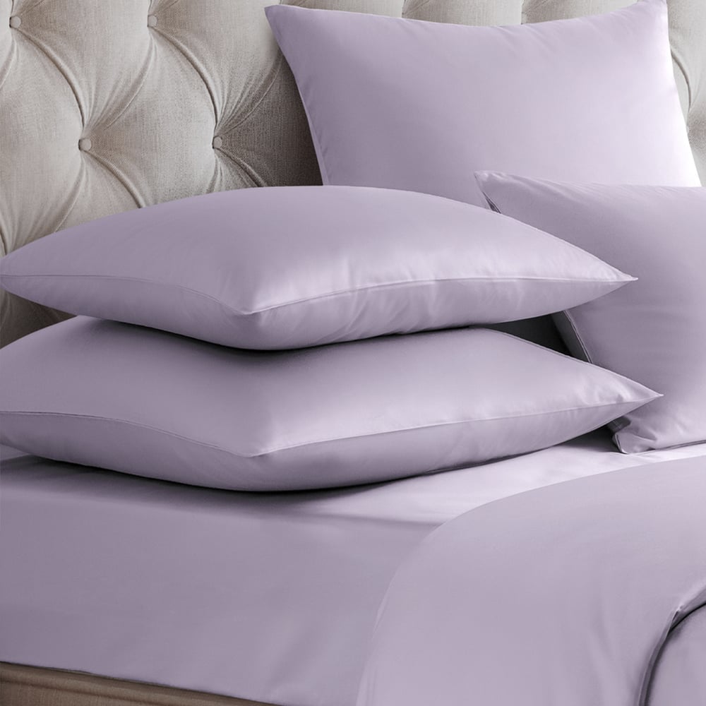 Изображение товара Набор из 2-х наволочек EDELSON 50x70 см тенцель-трикотаж лаванда