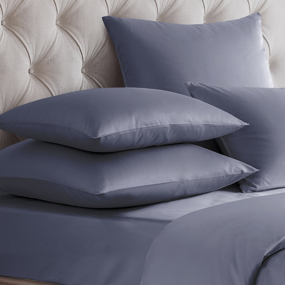 Изображение товара 2 Наволочки EDELSON TENCEL 70x70 см графитовый трикотаж молния комфорт