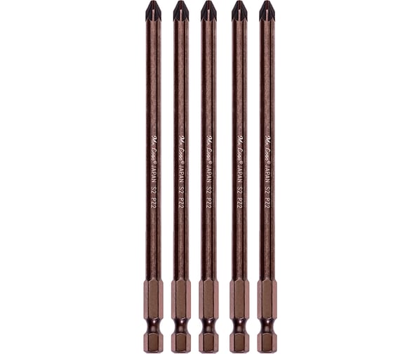 Изображение товара Бита для шуруповерта магнитная PZ2, 127 мм, S2 Mr.Logo A127PZ2-5