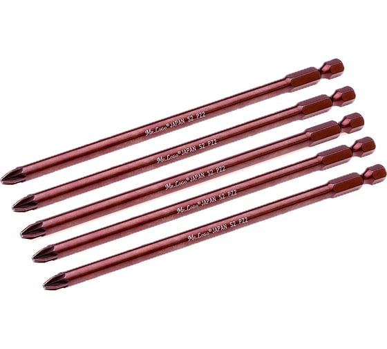 Изображение товара Бита для шуруповерта магнитная PZ2, 150 мм, S2 Mr.Logo A150PZ2-5