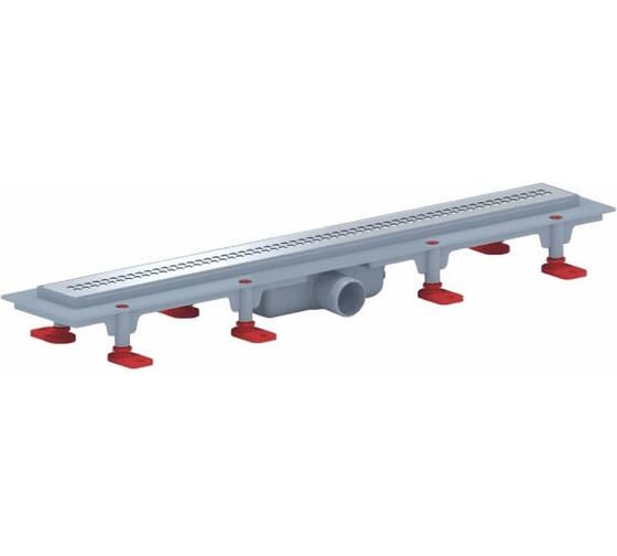 Изображение товара Душевой лоток АНИ Пласт горизонтальный выпуск, гидрозатвор, Дн40, 650х62, нержавеющая решетка, глянец TL1265G 004-0393