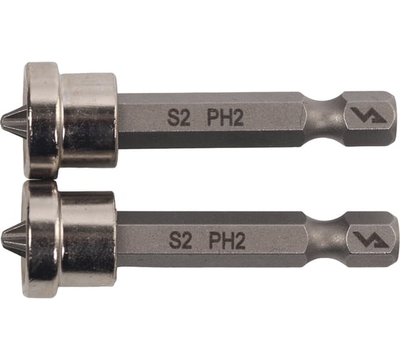Изображение товара Биты магнитные с ограничителем PH2, 50 мм 2 шт VIRA 554503