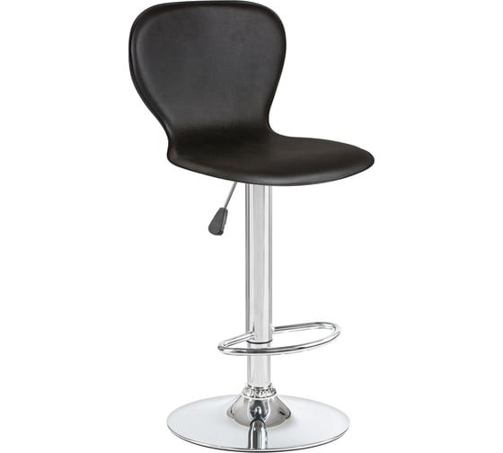 Изображение товара Барный стул DOBRIN ELISA цвет сиденья черный, цвет основания хром LM-2640_CH-M_EL-black