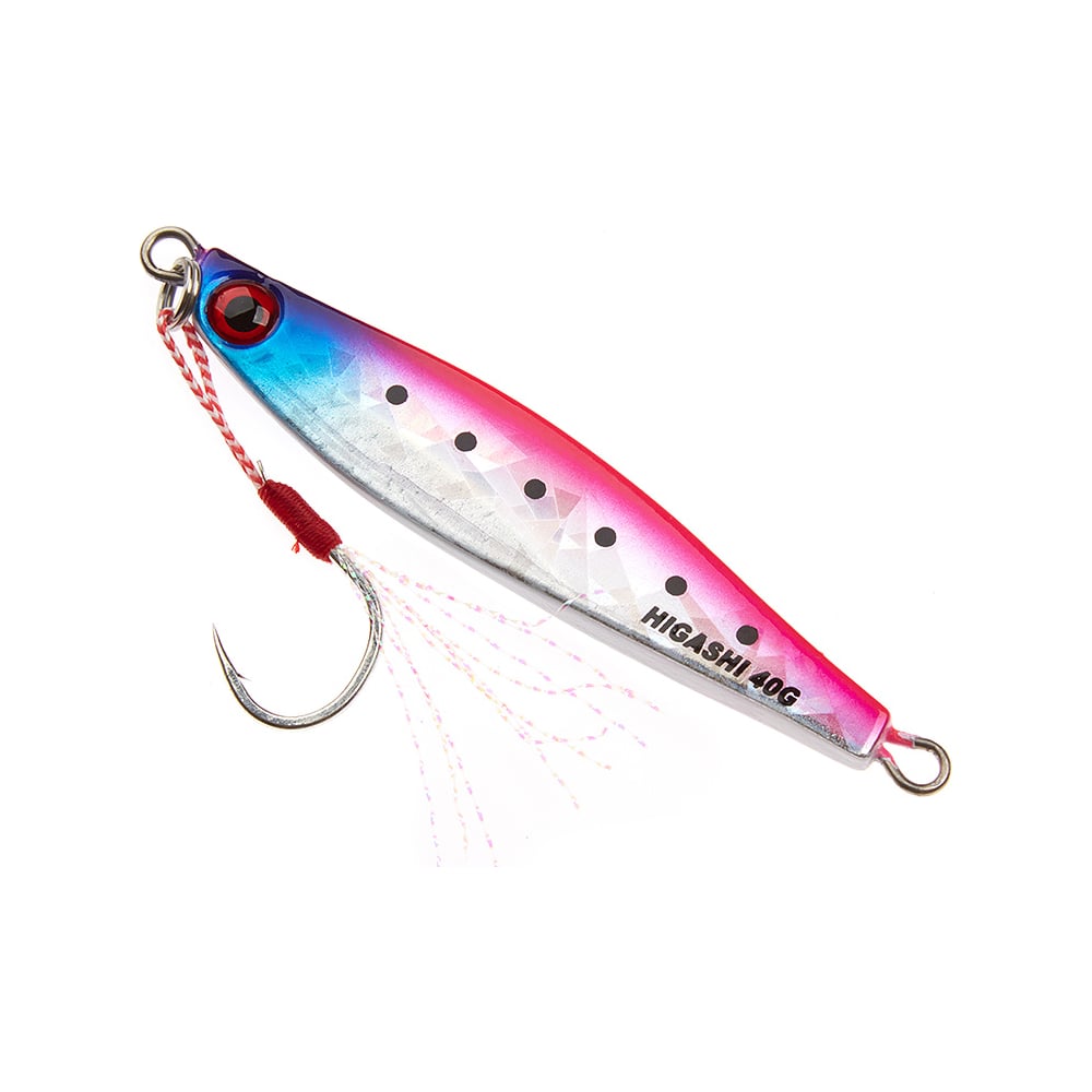 Изображение товара Пилькер HIGASHI Hayai jigu 40g AH #2 - блесна для рыбалки, тяжелая и яркая