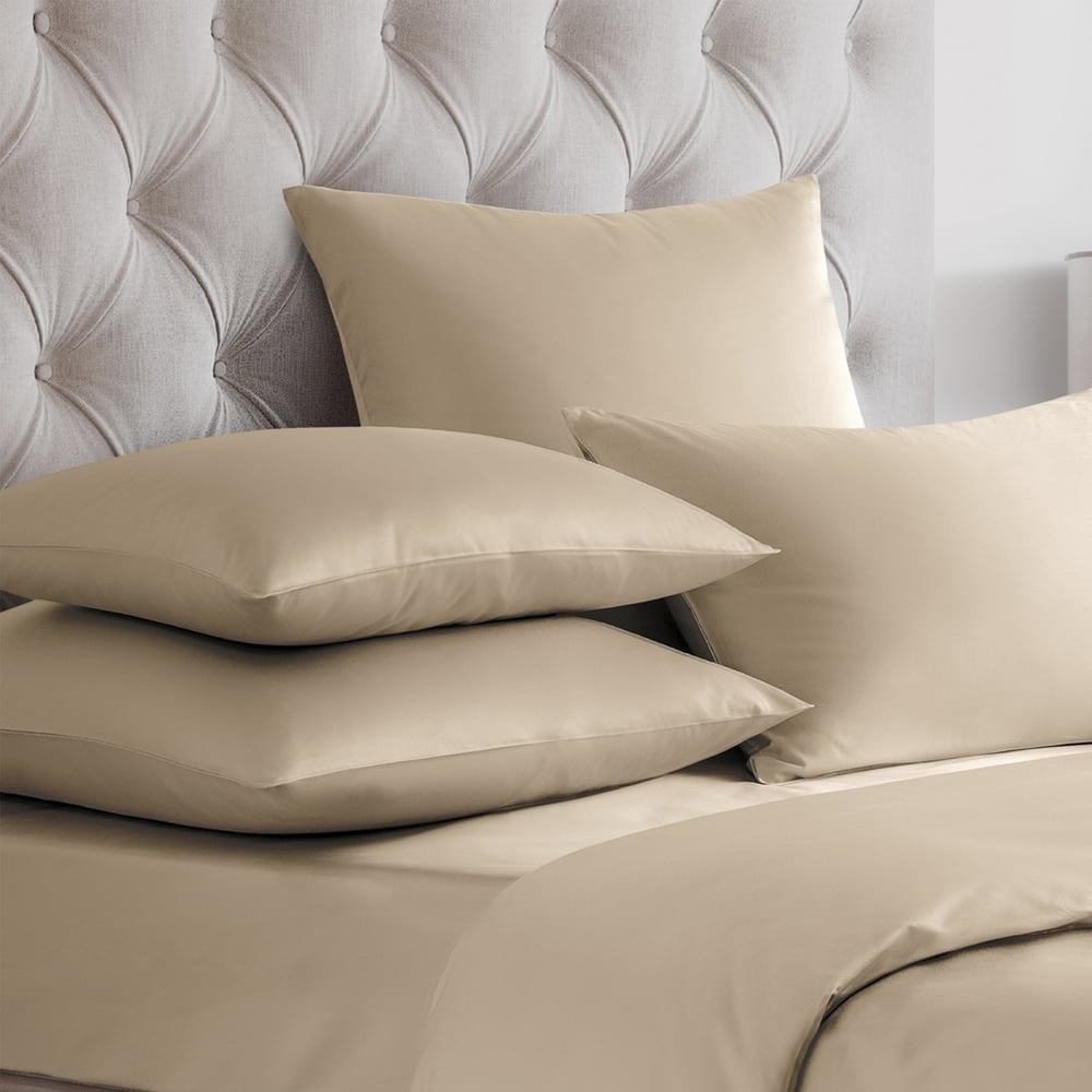 Изображение товара Набор из 2-х наволочек EDELSON TENCEL 50x70 см, тенцель-трикотаж, пудра ENT-57 пудра