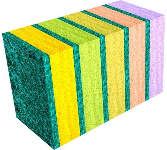 Изображение товара Губка для посуды Guppy Maxi (5 шт) 114x80x35 мм 8455059