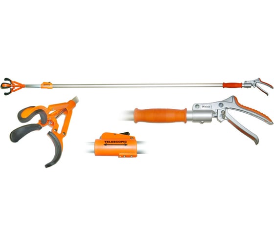 Изображение товара Садовый плодосборник SKRAB телескопический 1,77-3,0м. 23146