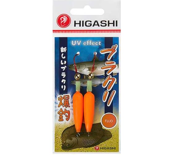 Изображение товара Приманка HIGASHI Burakuri #12 Fluo orange, 22 г 03998_2189