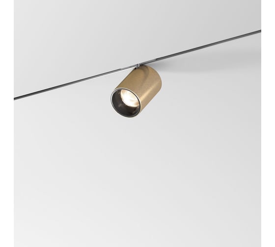 Изображение товара Трековый светильник Elektrostandard Mini Magnetic 9W 3000K латунь/черный a067276