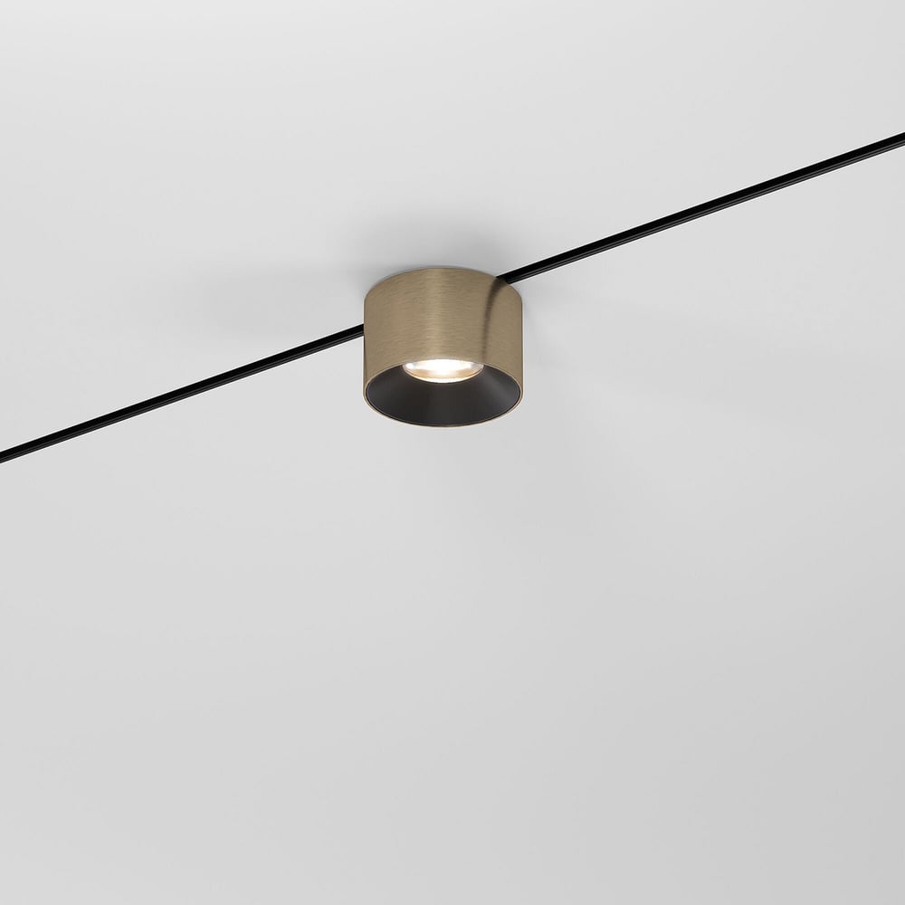 Изображение товара Трековый светильник Elektrostandard Mini Magnetic 5W 3000K латунь черный