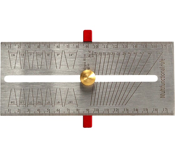 Изображение товара Шаблон универсальный для разметки ящичных шипов WOODWORK MGR-001