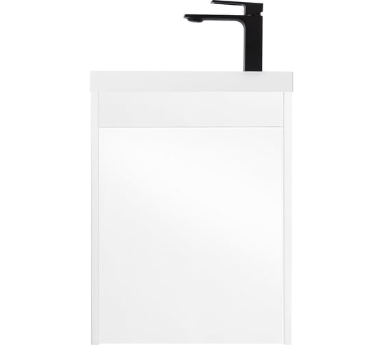 Изображение товара Подвесная база под раковину Art&Max FAMILY с одной распашной дверцей, Bianco Lucido, 400x220x500, Family-400-1D-SO-BL