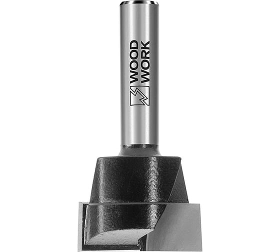 Изображение товара Фреза прямая с врезным зубом D=38.1 мм, I=16 мм, L=67 мм, Z=2, S=12 мм WOODWORK 917.3816.12