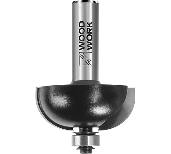 Изображение товара Фреза галтельная D=28.6 мм, I=13 мм, L=56 мм, R=9.5 мм, S=8 мм, Z=2 WOODWORK 937.8013.08