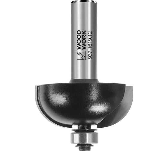 Изображение товара Фреза галтельная D=44.5 мм, I=19 мм, L=68 мм, R=15.8 мм, S=12 мм, Z=2 WOODWORK 937.1619.12