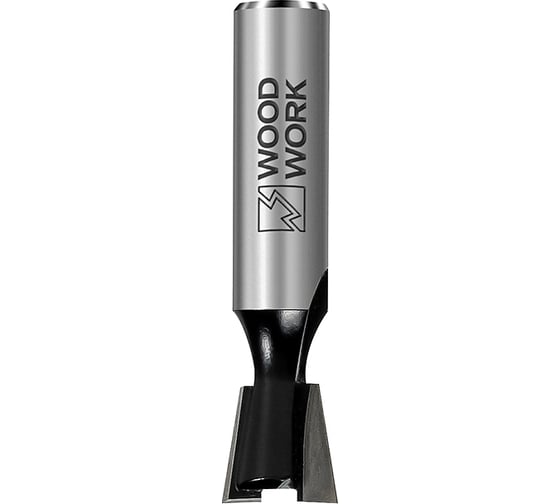 Изображение товара Фреза ласточкин хвост D=19.1 мм, S=12 мм, угол=10 мм, L=71 мм, I=12.7 мм, Z=2 WOODWORK 918.1910.12A