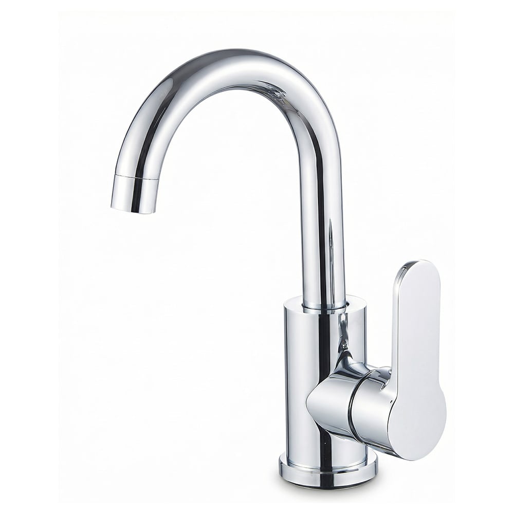 Изображение товара Смеситель для умывальника ARGOTECH поворотный излив из нержавеющей стали хром Изображение товара Смеситель для умывальника ARGOTECH поворотный излив из нержавеющей стали хром